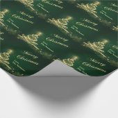 メリーパーソナライズされたクリスマスのラッピング紙 ラッピングペーパー (角)