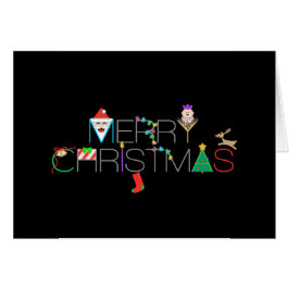 メリーパーソナライズされたクリスマスタイポグラフィ写真