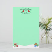 メリーパーソナライズされたクリスマステーマ 便箋 (スタンド正面)