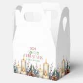 メリーパーソナライズされたクリスマスレトロタイポグラフィ フェイバーボックス (オープン)