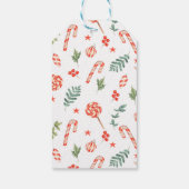 メリーパーソナライズされたクリスマス写真リースの追加 ギフトタグ (裏面)