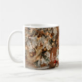 メリーパーソナライズされたクリスマス写真 コーヒーマグカップ (左)