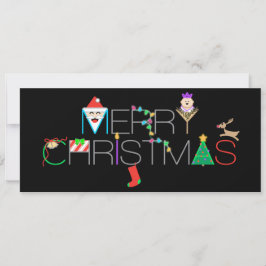 メリーパーソナライズされたクリスマス写真 シーズンカード