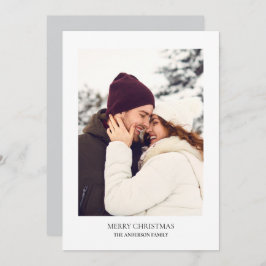 メリーパーソナライズされたクリスマス写真 シーズンカード