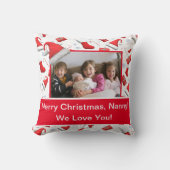 メリーパーソナライズされたクリスマス枕 クッション (正面)