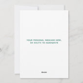 メリーパーソナライズされたクリスマス犬の母ペットの写真ホール シーズンカード (裏面)