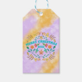 メリーパーソナライズされたクリスマス20XX ギフトタグ (正面)