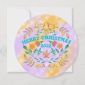 メリーパーソナライズされたクリスマス20XX シーズンカード (正面)