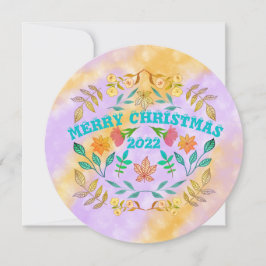 メリーパーソナライズされたクリスマス20XX シーズンカード