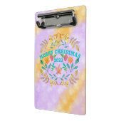 メリーパーソナライズされたクリスマス20XX ミニクリップボード (アングル2)