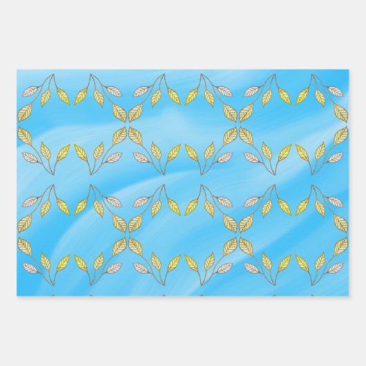 メリーパーソナライズされたクリスマス20XX ラッピングペーパーシート (正面3)