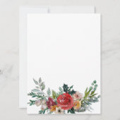 メリーパーソナライズされたスフランスのクリスブルドッグパピー シーズンカード (裏面)