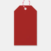 メリーパーソナライズされたモダンクリスマス |写真 ギフトタグ (裏面)