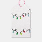 メリーパーソナライズされた・クリスマス・ライト ギフトタグ (裏面)