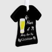 メリービールReyクリスマスを持って下さい オーナメント (正面)