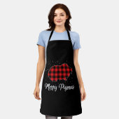 メリーピグマレッドライドギニアピグクリスマスギフトP エプロン (着用した状態)