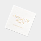 メリーファンシークリスマスレトロタイポグラフィ 箔ナプキン (左)