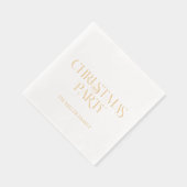 メリーファンシークリスマスレトロタイポグラフィ 箔ナプキン (右)