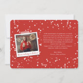 メリーファンシーChristmas Script書道写真 シーズンカード (裏面)