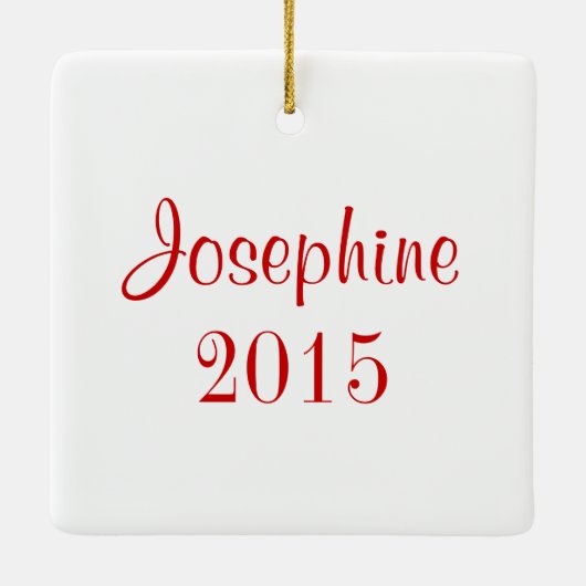 メリーフィットネスリーススパーソナライズされたクエアオーナメント セラミックオーナメント (裏面)