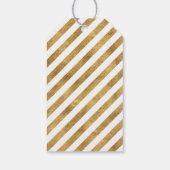 メリーフェイク金ホイルパーソナライズされたクリスマス ギフトタグ (裏面)