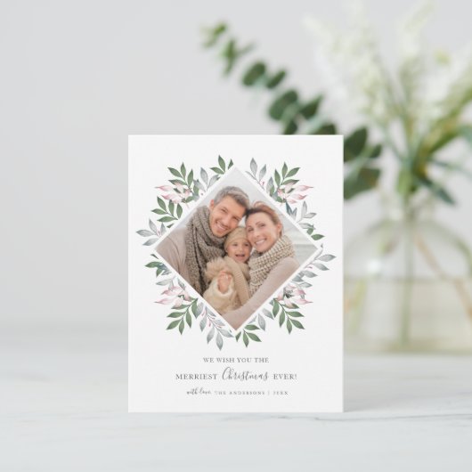メリーフェスティバルの葉の写真フレーム シーズンカード (スタンド正面)