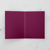 メリーフランスのクリスマスのグリーティングカード シーズンカード (内部)