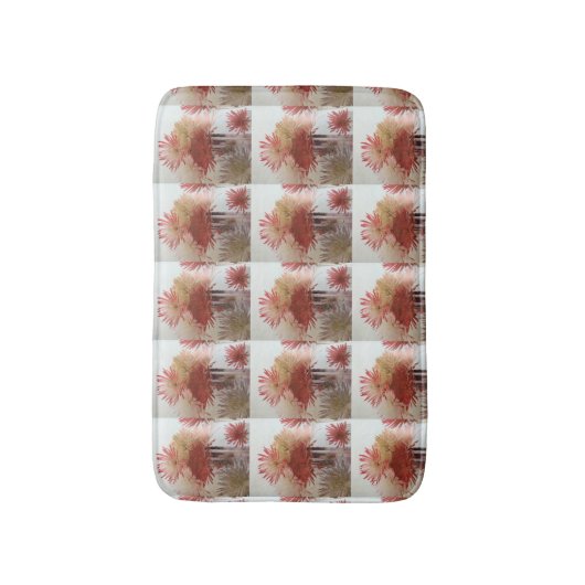 **メリーフローラモダンクリスマス** バスマット (正面縦)