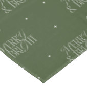 & メリーブライトグリーンホリデーテーブルクロス テーブルクロス (アングル)