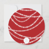 & メリーブライトスパークルスシックホリデーパーティー招待状 招待状 (裏面)