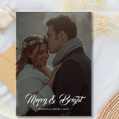 & メリーブライトファミリーフラットホリデーカード シーズンカード