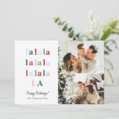 & メリーブライトレトロファミリーホリデーカード シーズンカード (スタンド正面)