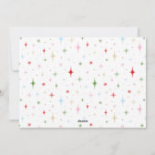 & メリーブライトレトロファミリーホリデーカード シーズンカード (裏面)