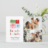 & メリーブライトレトロファミリーホリデーカード シーズンカード (スタンド正面)