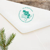 メリーブライト差出人住所カスタム セルフインキングスタンプ