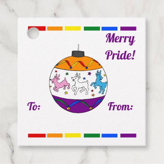 メリープライド優先メッセージカード フェイバータグ (正面)