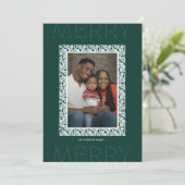 メリーホリーデイズ ホリデー フォト カード (松) (スタンド正面)