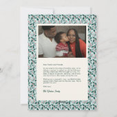 メリーホリーデイズ ホリデー フォト カード（赤） シーズンカード (裏面)