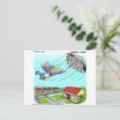 メリーポピンズのおもしろい傘ギフトティーなど ポストカード (スタンド正面)