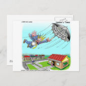 メリーポピンズのおもしろい傘ギフトティーなど ポストカード (正面/裏面)