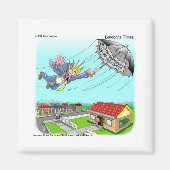 メリーポピンズのおもしろい傘ギフトティーなど マグネット (正面)