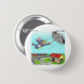 メリーポピンズのおもしろい傘ギフトティーなど 缶バッジ (正面&裏面)