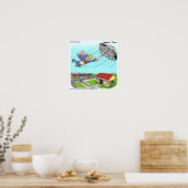 メリーポピンズ傘おもしろい収集アートポスター ポスター (キッチン)