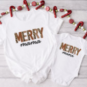 「メリーママ」ボホモダンママと私 Tシャツ