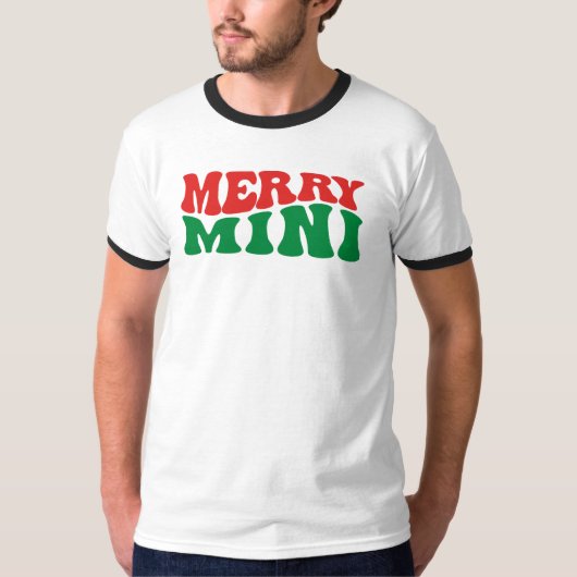 メリーミニクリスマス Tシャツ (正面)