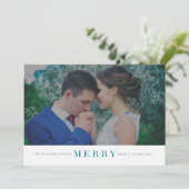 メリーミニマルクリスマスの写真カード シーズンカード (スタンド正面)