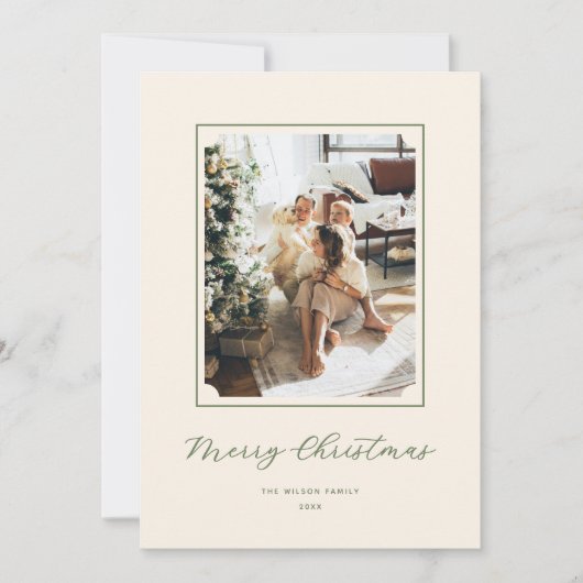 メリーミニマルクリスマスの台本の縦一枚 シーズンカード (正面)