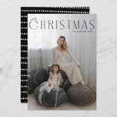 メリーミニマルクリスマスポートレート シーズンカード (正面/裏面)