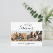 メリーミニマルクリスマス台本ファミリー2写真 シーズンポストカード (スタンド正面)