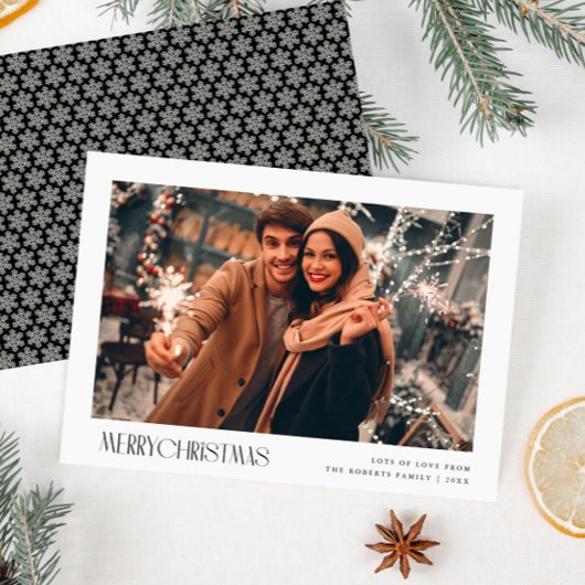 メリーミニマルスのクリスマスグリーティングカード シーズンカード